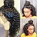 13x6 Lace Frontal Wigs for Black Women Pre Plucked Lace Wig Glueless Brazilian Remy Human Hair Wigs with Baby Hair (12 inch, 300% Density 360 Lace Frontal)