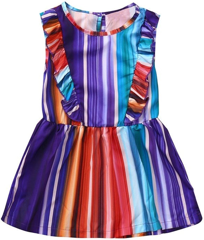 rainbow colored sundress