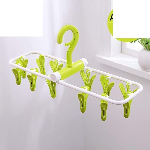 MoMo Faltende Trocknende Kleidung-Stöpsel-Klipp/Sun-Socken Kleidet in Den Plastikhosen/Säuglingswinddichtem Winddichtes Cloth