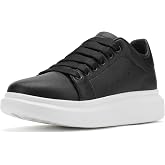 NewEndostar Women's Fashion Sneakers,Vibration Height Increase Shoes Lightweight Comfortable Casual Skateboarding Walking Shoes