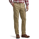 Lee Men's Flat Front Slim Straight Pant