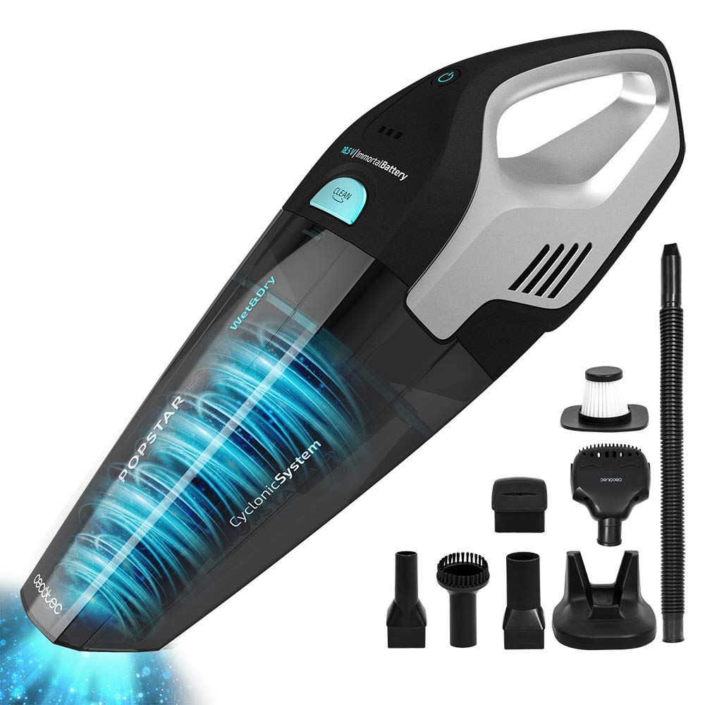 Cecotec-Aspirador-de-Mano-sin-Cables-Conga-Popstar-Micro-185V-Animal-Hand-110W-Tecnologia-ciclonica-sin-bolsas Cecotec-Aspirador-de-Mano-sin-Cables-Conga-Popstar-Micro-185V-Animal-Hand-110W-Tecnologia-ciclonica-sin-bolsas