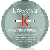 Kerastase Genesis Homme Wax Pomade &ndash; Light Hold for Men, 2.5 Fl Oz | Cire d'epaisseur texturisante, provides texture and thickness, 2.5 fl oz