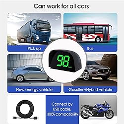 Shkalacar Car Digital GPS Speedometer Car HUD Heads