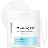 Toner Pads Pore Skincare, Ice Cooling Pad for Exfoliation Care 100 Pads with Collagen Extract for Soothing, Moisturizing, Niacinamide Toner for Women Men Skincare, Ideal for All Skin Types
