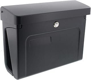 Burg-Wächter Briefkasten mit Zeitungsbox und Namensschild, A4 Einwurf-Format, EU Norm EN 13724, Inkl. 2 Schlüssel, Hochwertiger Kunststoff, Fehmarn 3888 ANT, Anthrazit