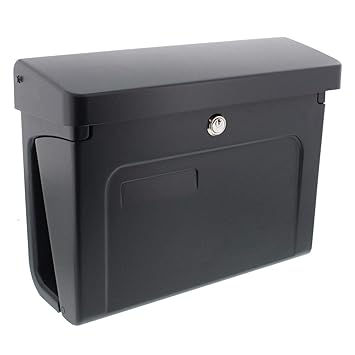 BURG-WÄCHTER Briefkasten mit Zeitungsbox und Namensschild, A4 Einwurf-Format, EU Norm EN 13724, Inkl. 2 Schlüssel, Hochwertig