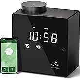 2026 Smart Waterless Diffuser, 2000 Sq.Ft Cold Air Scent Diffuser | Clock &amp; Environmental Display, 7 Fragrance Levels, 9 Timer Settings, Hotel Collection Diffuser for Home &amp; Large Rooms, Black