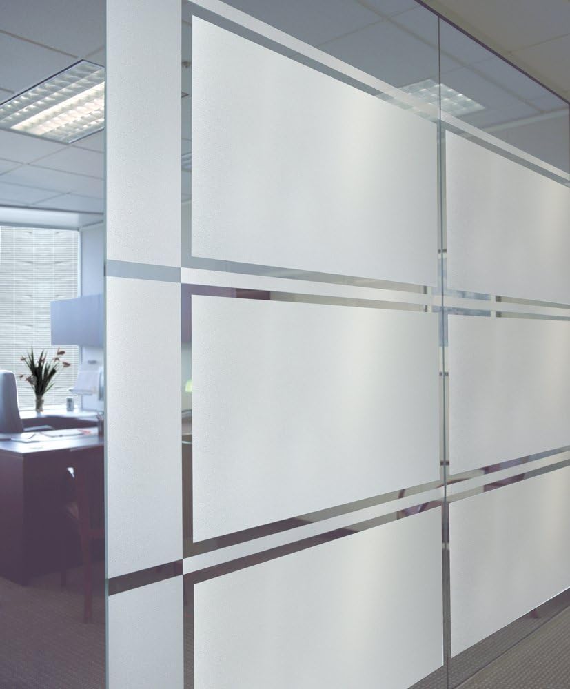 DUOFIRE Privacy Window Film White Frosted Decorative Window Sticker Non Adhesive No-Glue Static Cling Glass Film Anti-UV (60cm X 200cm - Image 5
