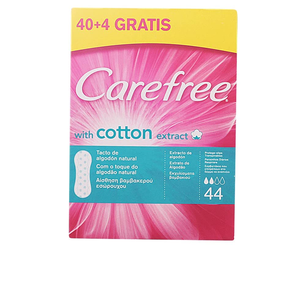 CAREFREE Transpirable pantyliners 44 uds