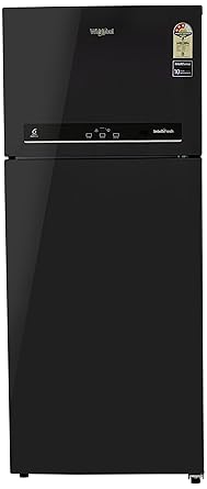 Whirlpool 465 L 3 Star Frost Free Double Door Refrigerator(IF 480 CAVIAR BLACK (3S), Caviar Black, Inverter Compressor)