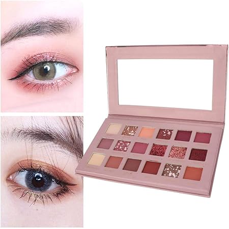 Amazon アイシャドウパレット 18色 アイシャドウパレット 化粧マット グロス アイシャドウパウダー 化粧品ツール Yuyte アイシャドウ 通販