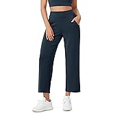 ODODOS Women's Modal Soft Relaxed Cropped Pants High Waist Casual Wide Leg Pants with Pockets - 25" Inseam