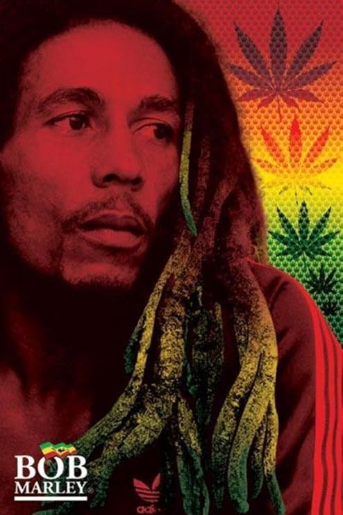 Amazon Com Rockabilia Bob Marley Dreads Cool Wall Decor Art Print