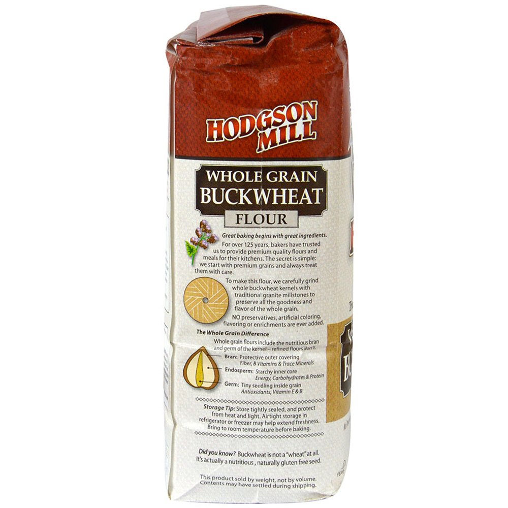 Hodgson Mill Buckwheat Flour 32 Ounce Sack (Pack Of 6), Whole Grain