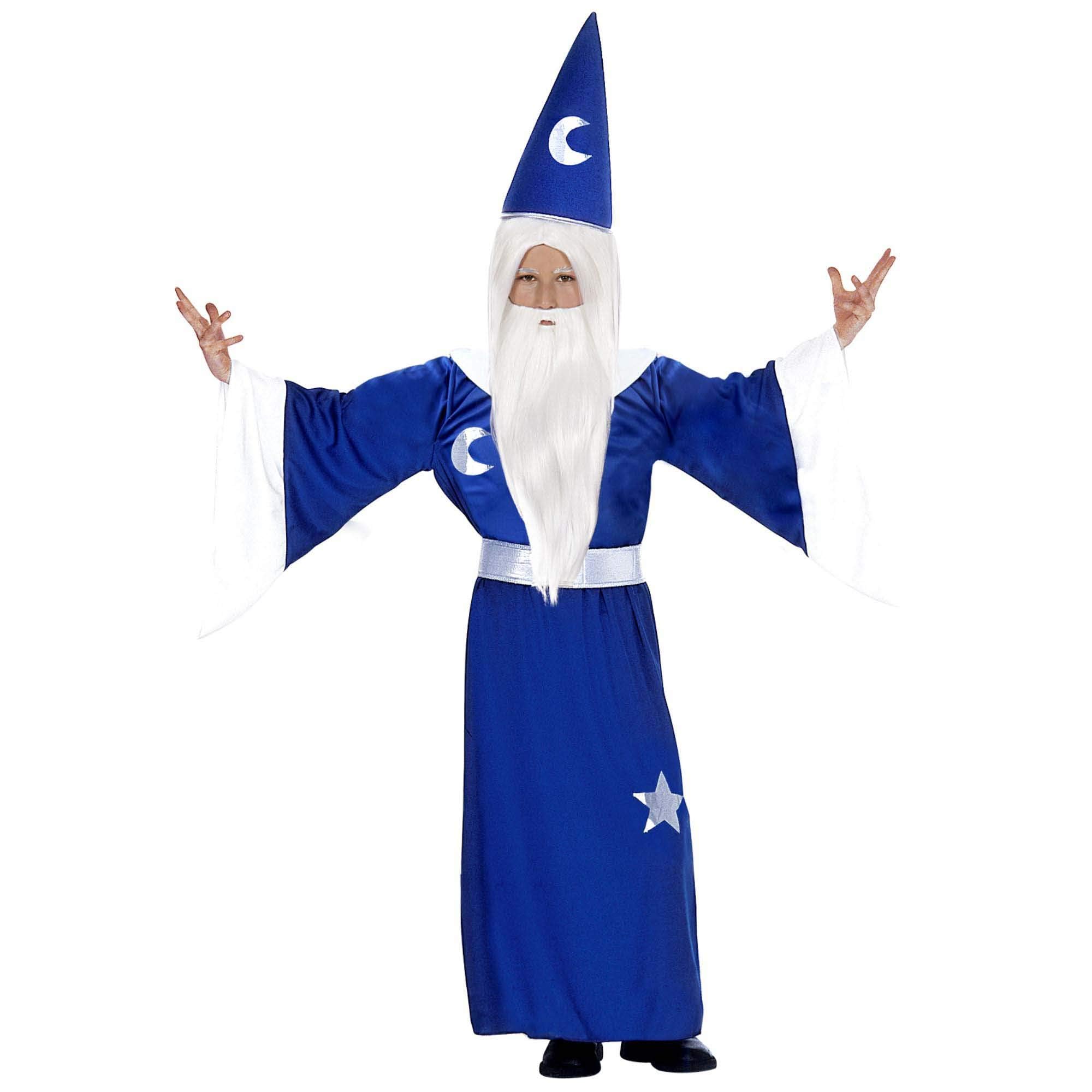 "WIZARD" (robe with collar, belt, hat) - (104 cm / 2-3 years)