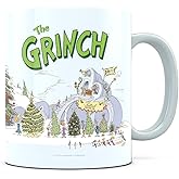 JADE CITY FOODS Officially Licensed Grinch City of Whoville: Have Another Cup Mug, Collectible Grinch Novelty Ceramic Teacup Coffee Mug, 15 Ounces