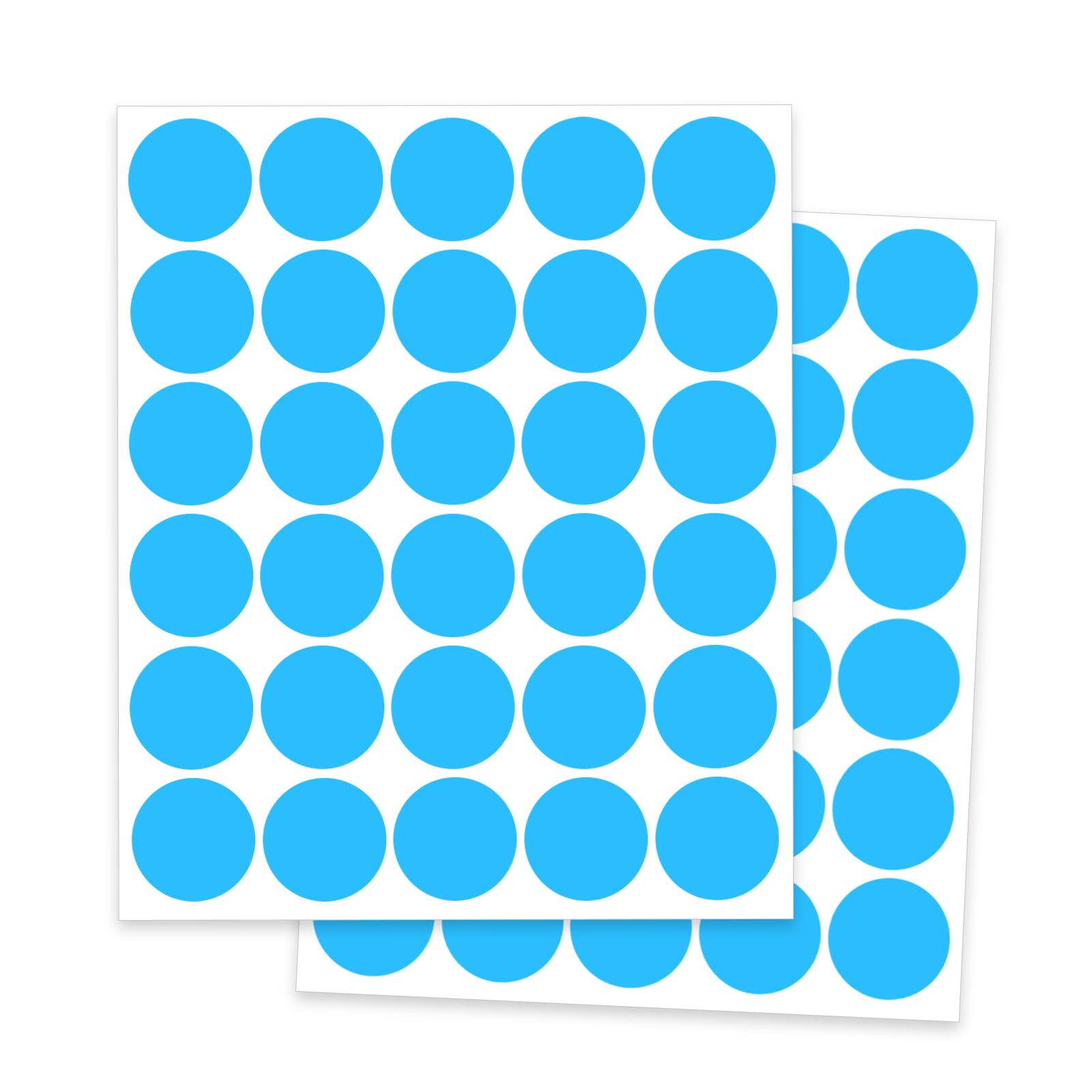Photo 1 of Yeachlaing 1" Round Colored Dot Stickers Labels,660 Pack,Blue