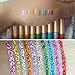 Glitter Eyeliner Liquid Eyeshadow 10 Colors Highlighter Brighten Concealer Face Eye Cosmetic Glow Shimmer Makeup Glitter Brighten Pigments Makeup Cover Perfection Tip Concealer for women (10 Pcs)