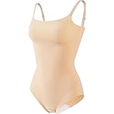 Oegho Shapewear Bodysuits For Women Tummy Control Seamless Sleeveless Body Shaper Body Suit XS-XL