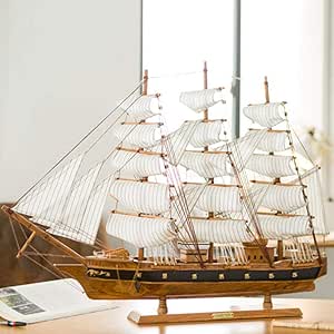 Yanxinenjoy Decoración de Modelo de velero, decoración de Barco de
