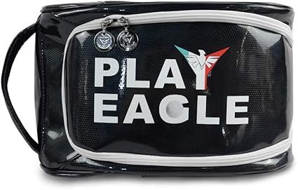 leather golf shoe bag