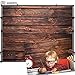 Maijoeyy 7x5ft Dark Wood Backdrop Newborn Vinyl Wood Backdrop Photography Props Old Texture Wood Backdrop for Babyshower Party Pictures Wood Backdrops