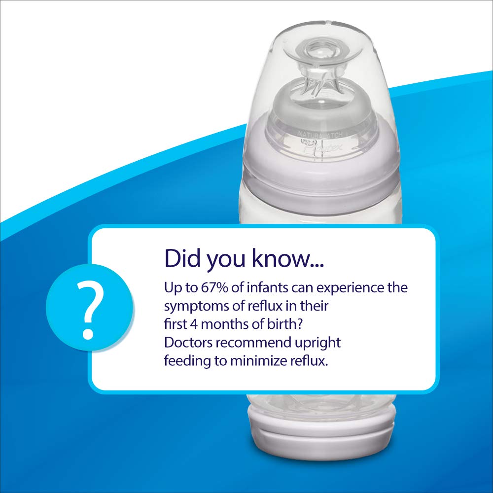 Playtex Baby Ventaire Anti Colic Baby Bottle, BPA Free, Blue, 6 Ounce