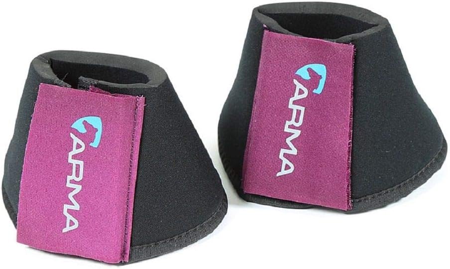 Shires Arma Neoprene Over Reach Boots - Plum Full