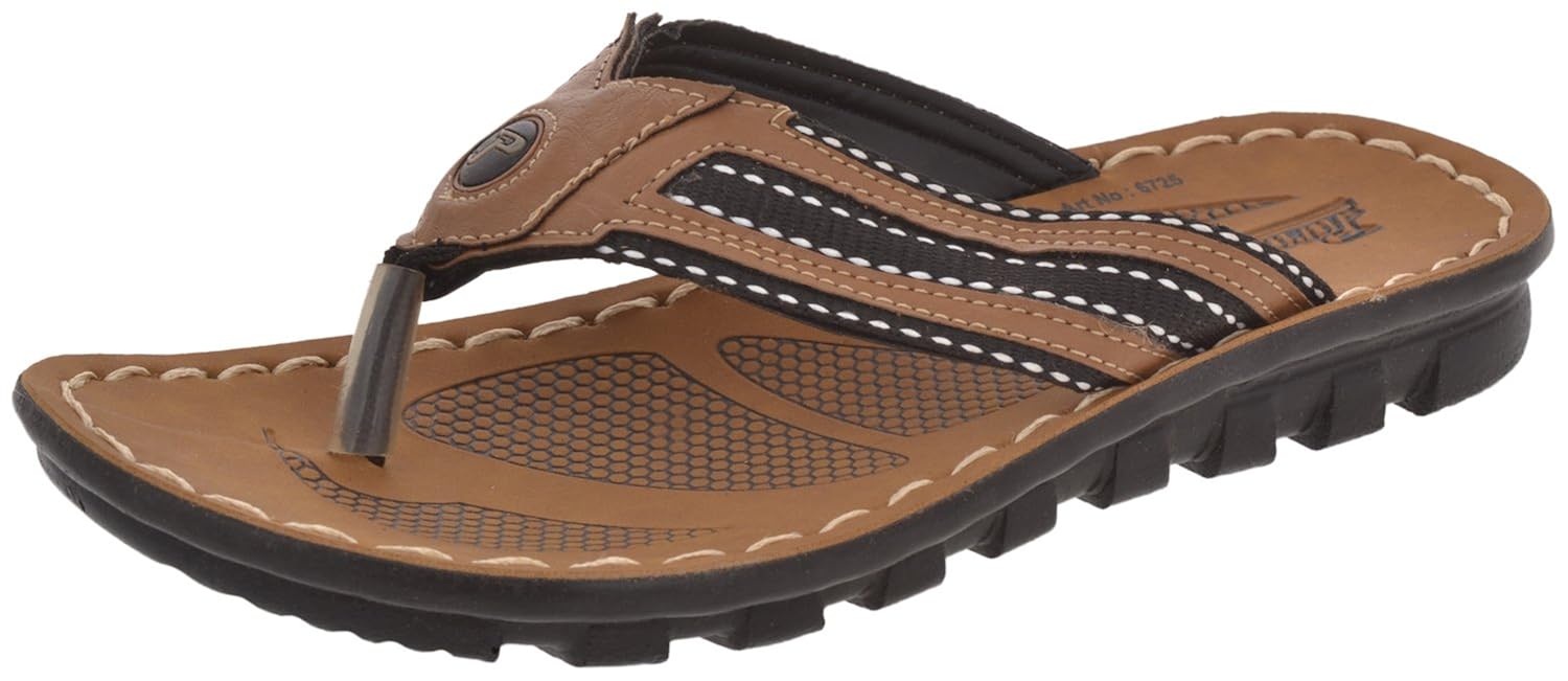 Buy PARAGON Men's Tan PU Slippers (10) at Amazon.in