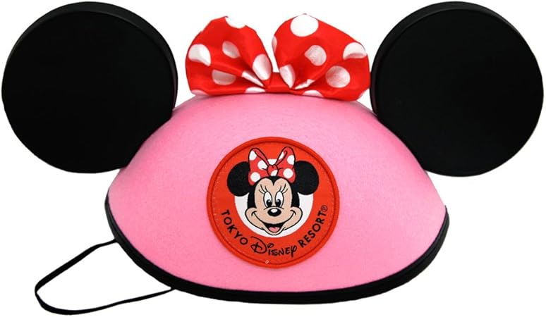 Amazon ミニー マウス イヤー ハット キャップ ミニー柄 ピンク 帽子 ディズニー ランド シー 可愛い ファッション 小物 リゾート限定 グッズ Minnie おもちゃ おもちゃ