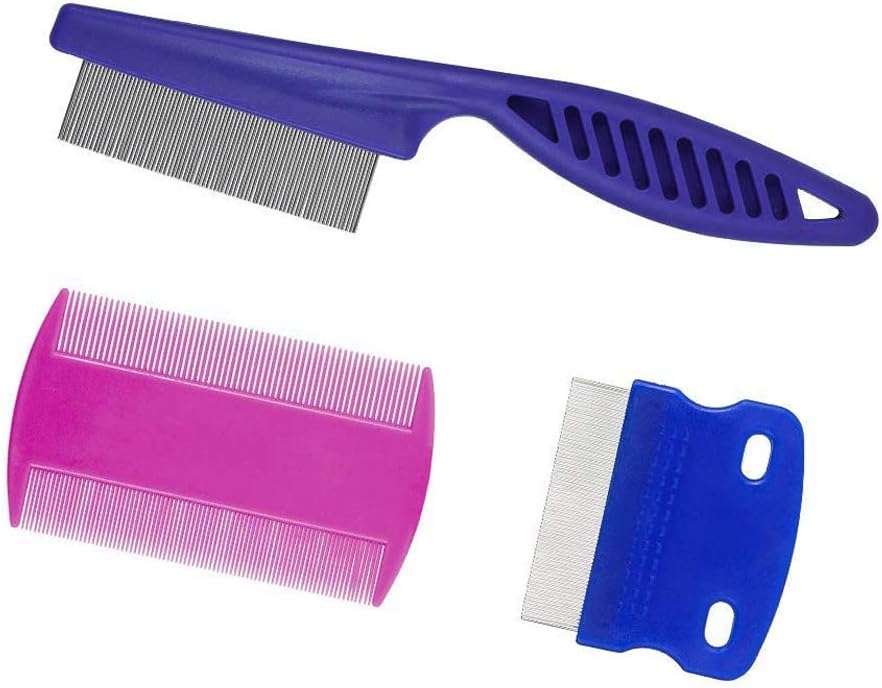 Reviews Popuppe Pet Lice Combs 6 Pieces Dog Grooming Flea Comb Cat Tear