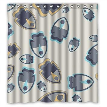 Amazon Com Modern Design Easy Clean Colorful Geometry Shower