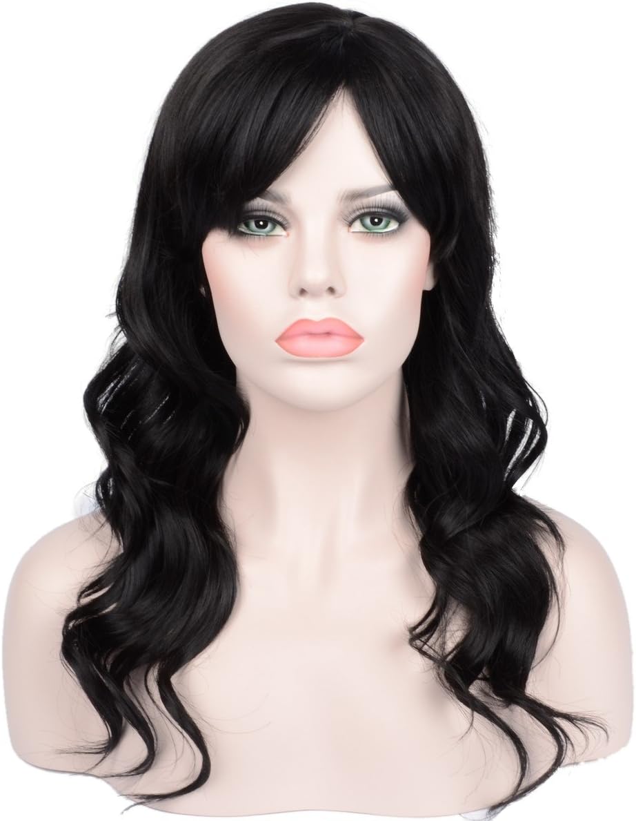 KeeWig Synthetic Dark Brown Wig Long Wavy KATE #2