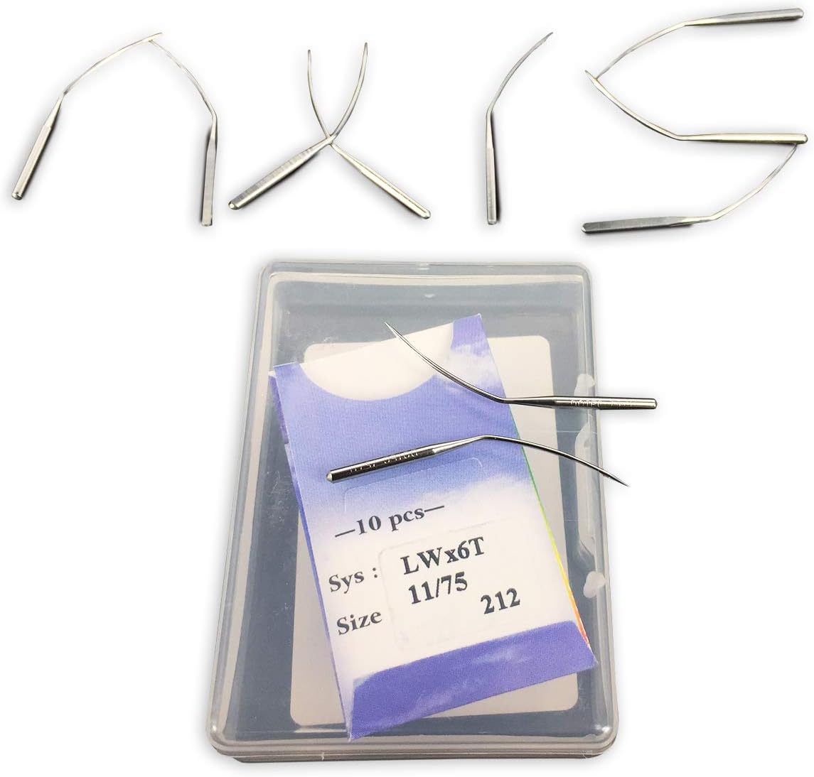 Portable Blind Hemmer Sewing Machine Curve Sewing Needle, Lwx6t 11/75