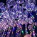 Inf-way 5pcs 18-inch Clear Foil Helium Bobo Balloons with Copper LED Light Bar, String Light Creative Balloon for Birthday Wedding Christmas Party Decorative