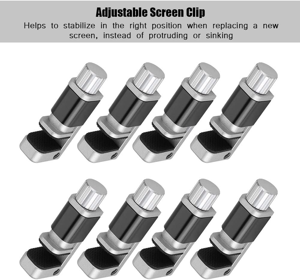 ASHATA Adjustable Clip Fixture LCD Screen Fastening Securing Clip Clamp Repair Tool for Phone Tablet (8pcs) - Image 5