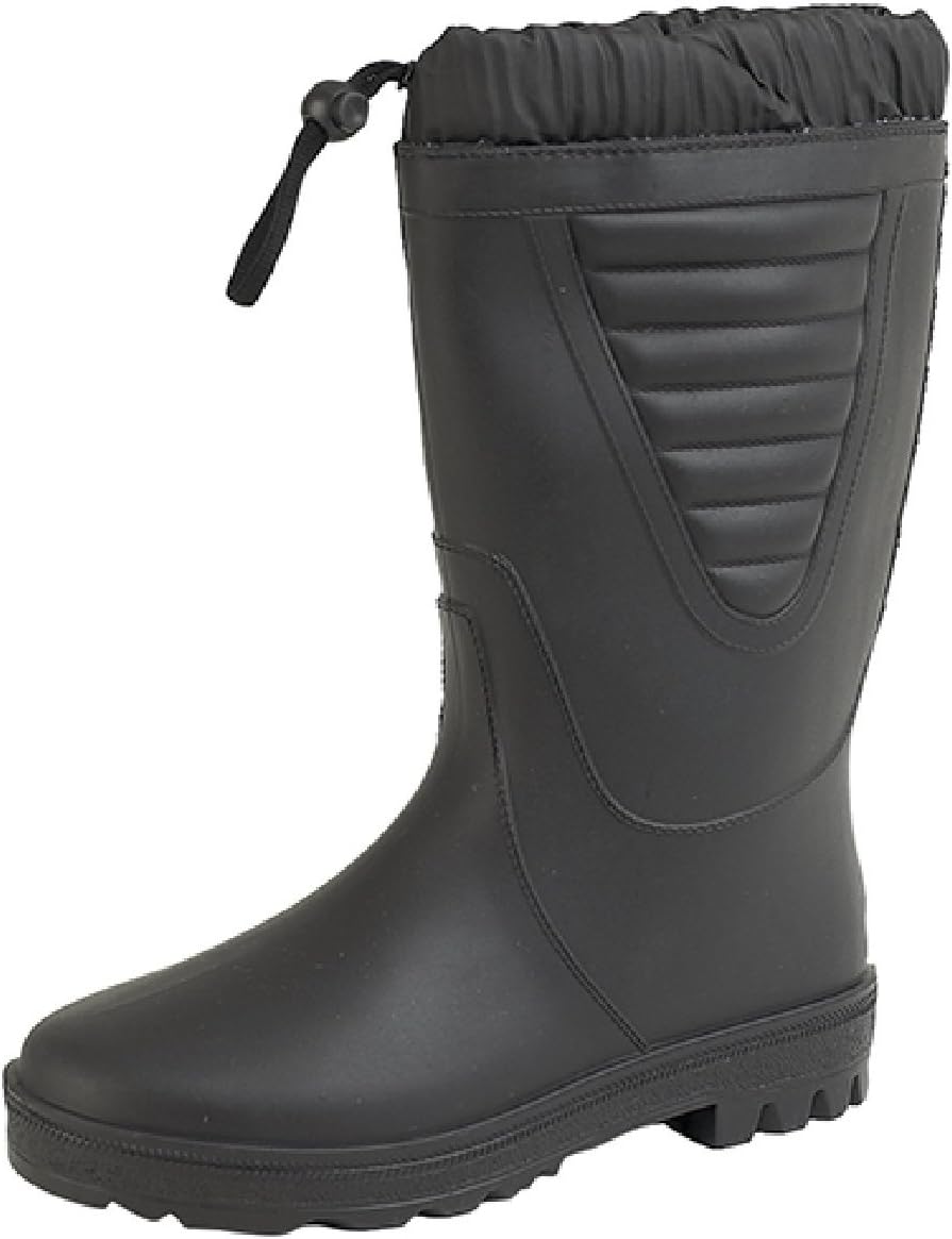 Unisex Winter Snow Boots. Faux-Fur Lined Toggle Top.