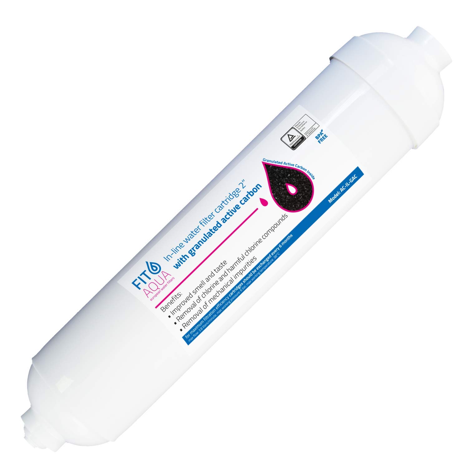 FIT Aqua AC de IL de a original In-Line Combi carbón activo Carbon ...