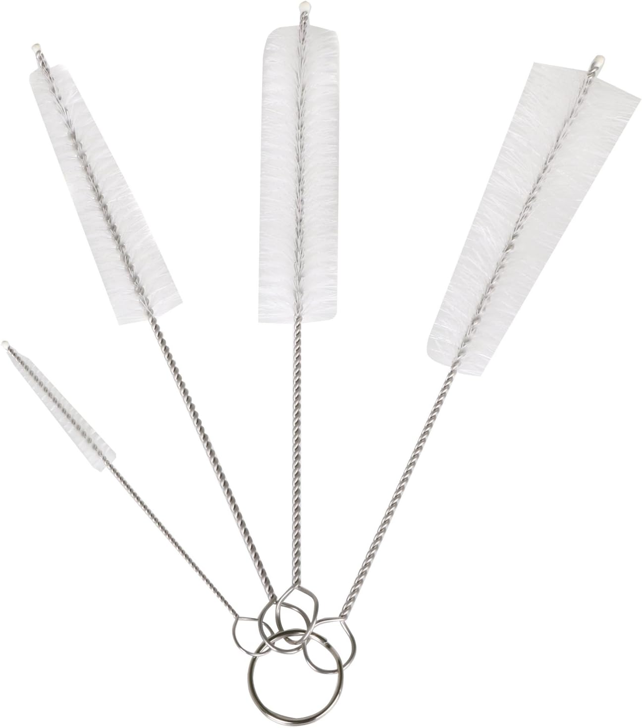 TRIXES 4PC Long Bottle Cleaning Brushes, Large Pipe Cleaner Brush Set - Image 5