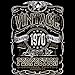 50th Birthday Gift for Men, Vintage 1975 Aged to Perfection, Black-001-Lg