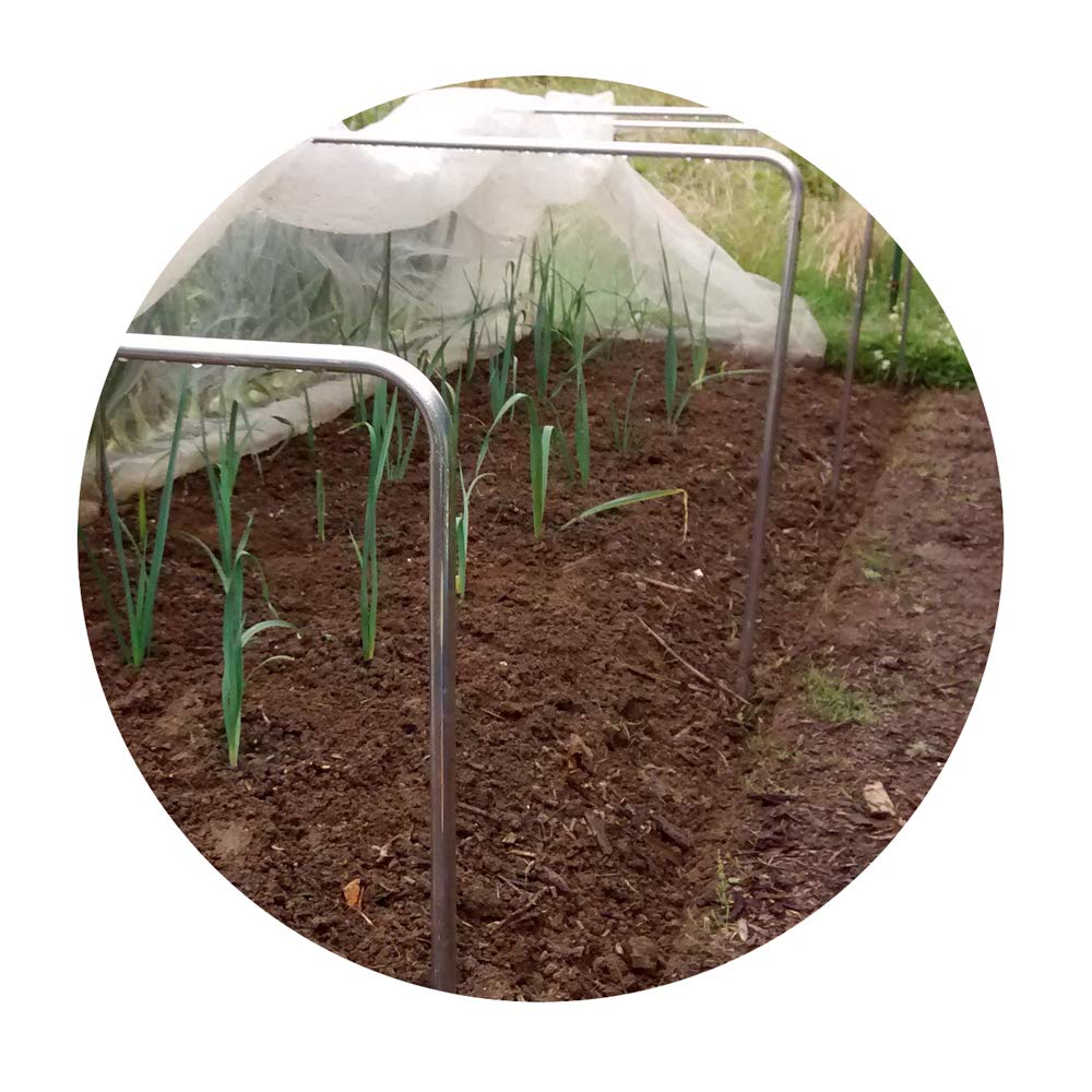 19mm Aluminium Square Garden Hoops with Clips (6) Amazon.co.uk Garden