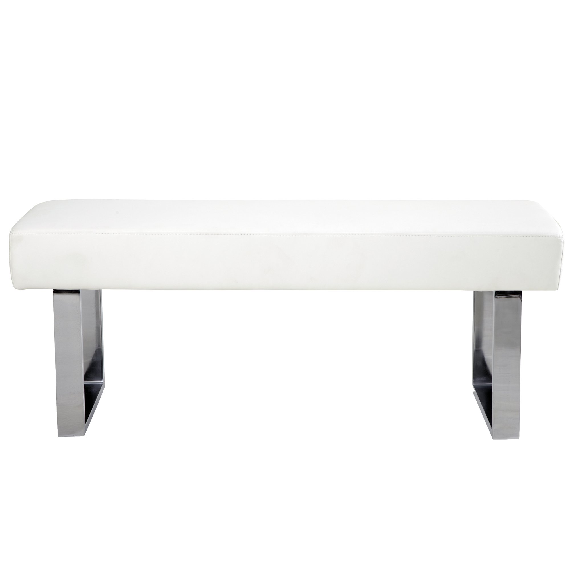 White Luxury Bench for Bedroom Dining Room Living Room Seat Modern