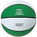 Tachikara Intermediate Size, 2-Tone Rubber Basketball (Kelly Green/White)