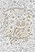 Owl Town Gold Foil Coloring Poster by 