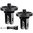 VIZEMO Aluminum Camera Tripod Adapter 1/4"-20 Conversion Mounts Compatible with Gopro Action Cameras Insta360 and Other Standard 1/4 Accessories, Quarter Inch Mount for GoPro Ecosystem