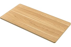 SANODESK Universal Tabletop 55"x28"x1" Thickness One-Piece Table Top Rectangular Particle Board for Standing Desk and Home Office Countertop DIY,Maple Desk Top