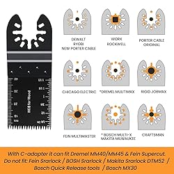 96 Pack Oscillating Saw Blades, CONNOO Oscillating