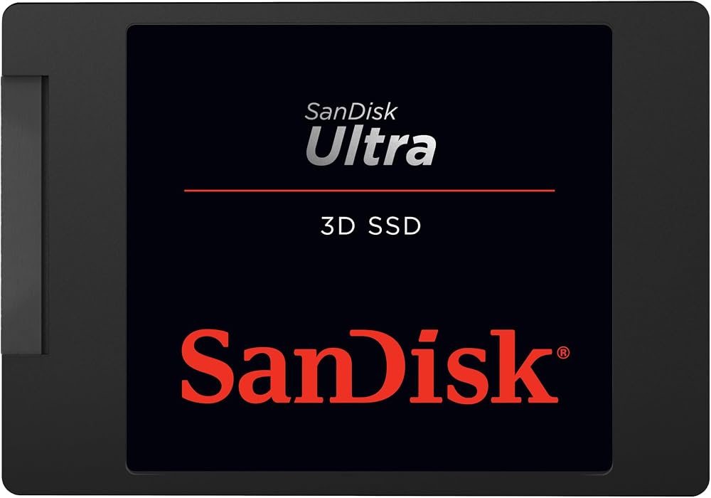 SanDisk 4TB Ultra 3D SSD SATA 2.5 Up to 560 MB/s 520 MB/s