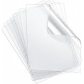 RAHHLIZS 30Pcs Acetate Sheets for Crafts Clear Acetate Sheets 6.30&times;4.33in | Heat Resistant Transparency Sheet for DIY Scrapbooks Heat Shrink Papers Cards Photo Albums Photo Frame Easy to Cut
